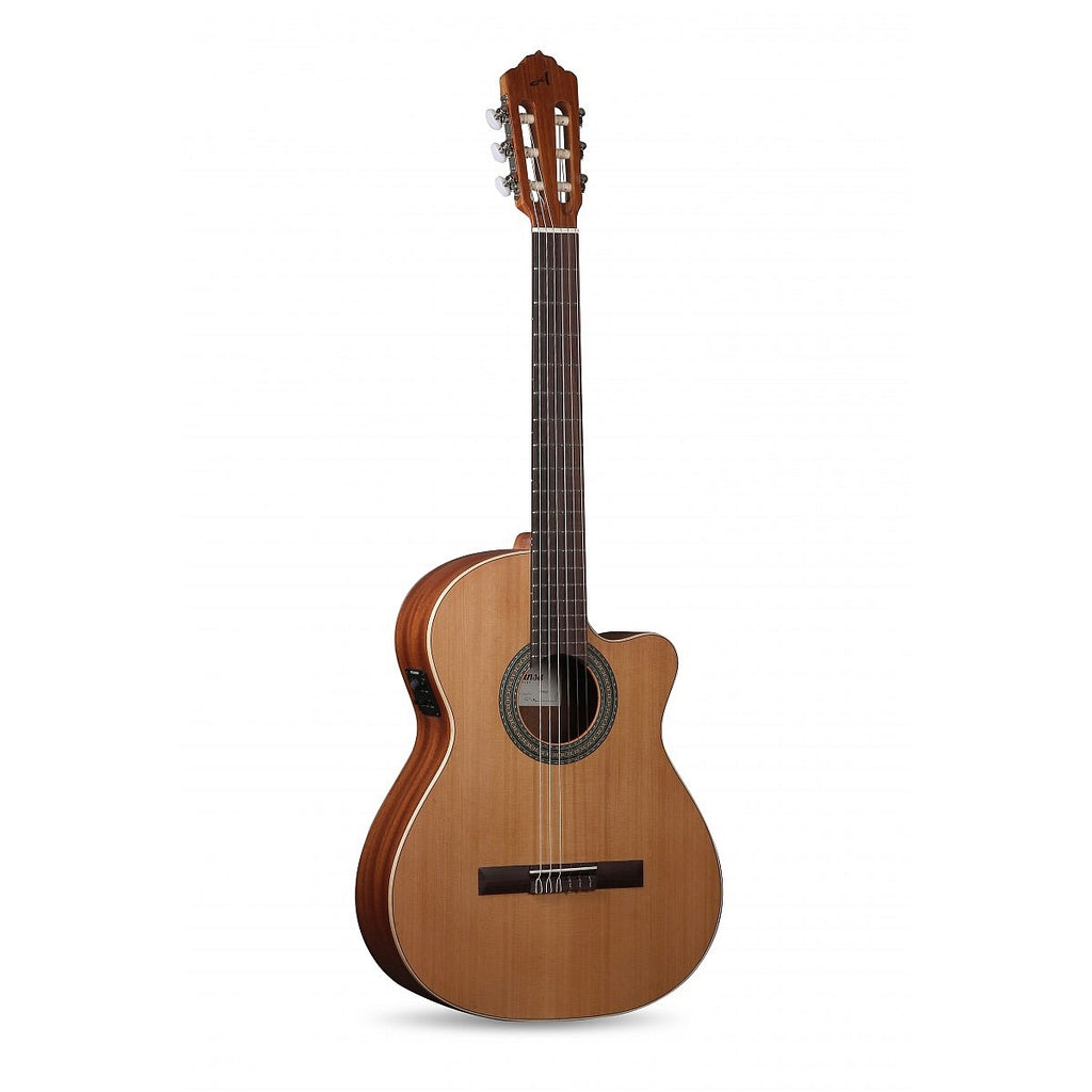 Almansa Student 400 Nature Cutaway Tonabnehmer Konzertgitarre