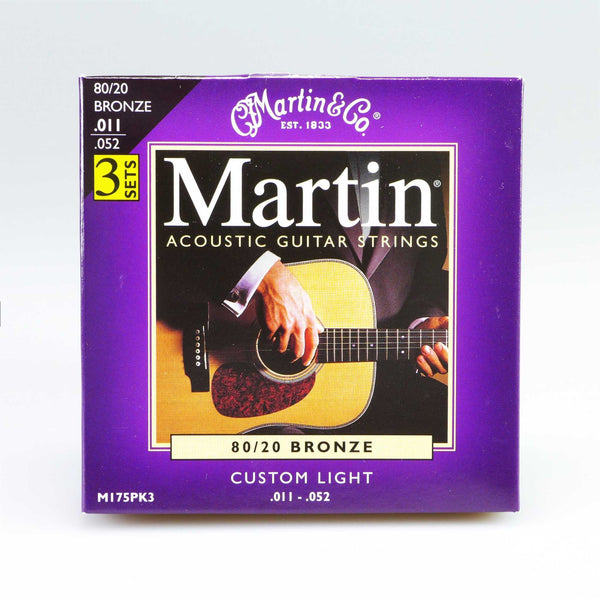 Martin M175PK3 Custom Light (3er Pack)