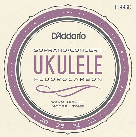 D'Addario EJ99SC Fluorocarbon Soprano/Concert