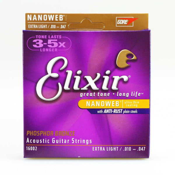 Elixir 16002 Nanoweb Extra Light Phosphor Bronze