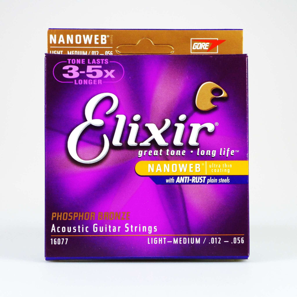 Elixir 16077 Nanoweb Light-Medium Phosphor Bronze
