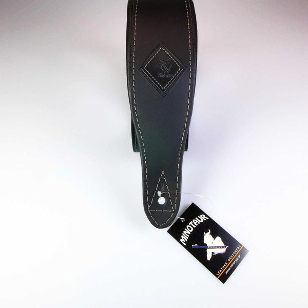 Minotaur Deluxe Guitar Black Gitarrengurt Leder